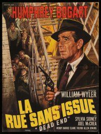 1t017 DEAD END French 23x30 R60s William Wyler, Sylvia Sidney, Joel McCrea, art of Humphrey Bogart!