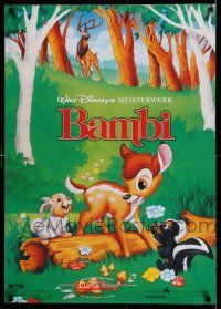 1t004 BAMBI German R90s Walt Disney cartoon deer classic, great art with Thumper & Flower!