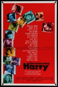 1w194 DECONSTRUCTING HARRY DS 1sh '97 Woody Allen, Toby Maguire, Robin Williams, Demi Moore!