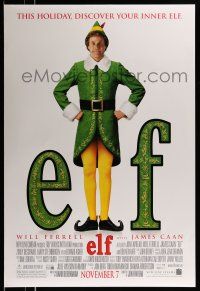 1w224 ELF advance DS 1sh '03 Jon Favreau directed, James Caan & Will Ferrell in Christmas comedy!