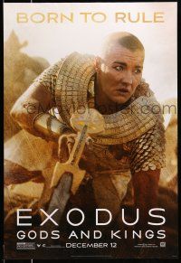1w245 EXODUS: GODS & KINGS style F teaser DS 1sh '14 close-up of Joel Edgerton as Rhamses!