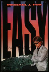 1w327 HARD WAY teaser 1sh '91 James Woods, Michael J Fox as Nick Lang, easy!