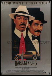 1w329 HARLEM NIGHTS 1sh '89 great Drew Struzan art of Eddie Murphy & Richard Pryor!