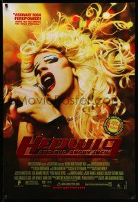 1w335 HEDWIG & THE ANGRY INCH foil DS 1sh '01 transsexual punk rocker James Cameron Mitchell