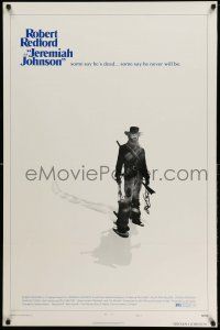 1w425 JEREMIAH JOHNSON style C 1sh '72 Robert Redford, directed by Sydney Pollack!