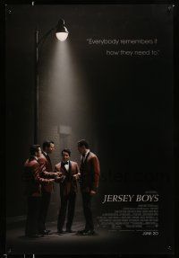 1w426 JERSEY BOYS advance DS 1sh '14 John Lloyd Young as Frankie Valli, The Four Seasons!