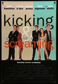 1w438 KICKING & SCREAMING 1sh '95 directed by Noah Baumbach, anxiety loves company!