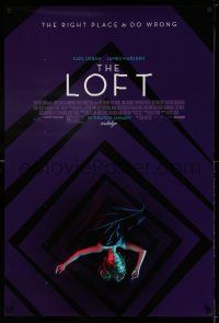 1w482 LOFT advance DS 1sh '15 Erik Van Looy's thriller, Karl Urban, James Mardsen, cool design!
