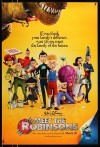 1w525 MEET THE ROBINSONS advance DS 1sh '07 Angela Bassett, the family of the future!