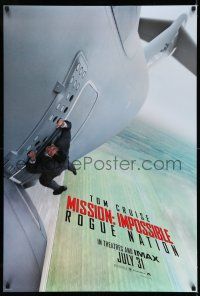1w539 MISSION: IMPOSSIBLE ROGUE NATION teaser DS 1sh '15 Tom Cruise hanging off of airplane!