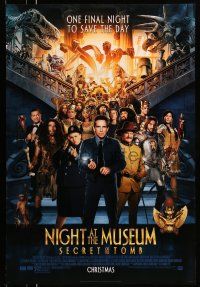 1w564 NIGHT AT THE MUSEUM: SECRET OF THE TOMB style B advance DS 1sh '14 Stiller, Robin Williams!