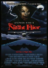 1w565 NIGHT FLIER 1sh '97 Miguel Ferrer, Julie Entwisle, image of aircraft & monster!