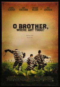 1w573 O BROTHER, WHERE ART THOU? DS 1sh '00 Coen Brothers, George Clooney, John Turturro