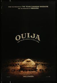1w582 OUIJA teaser DS 1sh '14 cool image of the board, keep telling yourself it's just a game!