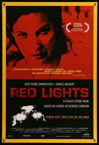 1w645 RED LIGHTS DS 1sh '04 Feux Rouges, Jean-Pierre Darroussin, pretty Carole Bouquet!
