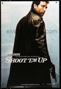 1w702 SHOOT 'EM UP teaser DS 1sh '07 Clive Owen, I'm a British nanny and I'm dangerous!