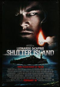 1w704 SHUTTER ISLAND advance DS 1sh '10 Scorsese, DiCaprio, someone is missing!