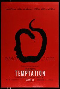 1w764 TEMPTATION: CONFESSIONS OF A MARRIAGE COUNSELOR teaser DS 1sh '13 apple & snake silhouette!