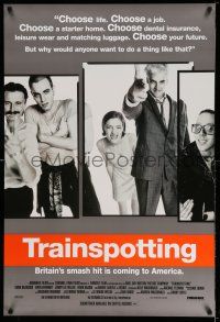 1w792 TRAINSPOTTING 1sh '96 heroin drug addict Ewan McGregor, Danny Boyle