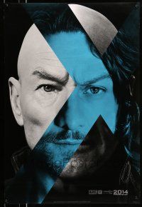 1w841 X-MEN: DAYS OF FUTURE PAST style A teaser DS 1sh '14 close-up of Patrick Stewart/James McAvoy