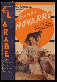 1x111 BARBARIAN Uruguayan herald '33 different images of Ramon Novarro & beautiful Myrna Loy!