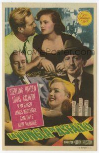 1x454 ASPHALT JUNGLE Spanish herald '51 Marilyn Monroe, Sterling Hayden, John Huston, different!