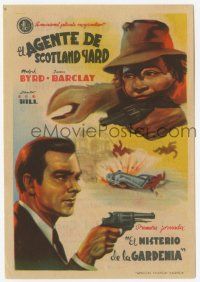 1x476 BLAKE OF SCOTLAND YARD part 1 Spanish herald '47 Ralph Byrd, serial, different art!