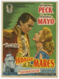 1x502 CAPTAIN HORATIO HORNBLOWER Spanish herald '54 Gregory Peck, Virginia Mayo, different image!
