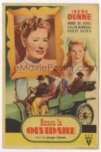 1x610 I REMEMBER MAMA Spanish herald '49 different image of Irene Dunne & cast, George Stevens!