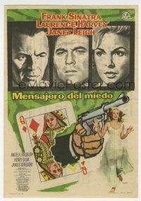 1x671 MANCHURIAN CANDIDATE Spanish herald '62 Frank Sinatra, Janet Leigh, cool different Mac art!