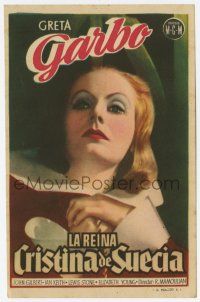 1x721 QUEEN CHRISTINA Spanish herald R50s cool layout w/ wonderful different images of Greta Garbo!