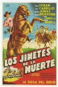 1x737 RIDERS OF DEATH VALLEY part 3 Spanish herald '47 Dick Foran, different cowboy art!