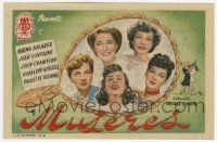 1x862 WOMEN Spanish herald R40s Joan Crawford, Rosalind Russell, Shearer, Fontaine, Goddard!