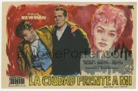 1x871 YOUNG PHILADELPHIANS Spanish herald '60 cool different Jano art of lawyer Paul Newman!