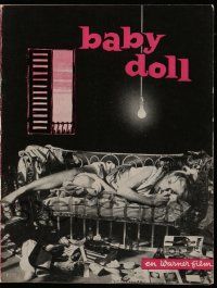 1x225 BABY DOLL Danish program '59 Elia Kazan, sexy troubled teen Carroll Baker, different images!