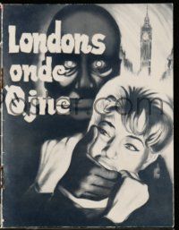 1x260 DEAD EYES OF LONDON Danish program '61 Alfred Vohrer's Die Toten Augen von London, different!