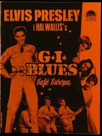 1x275 G.I. BLUES Danish program '61 different images of Elvis Presley & sexy Juliet Prowse!
