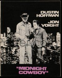 1x330 MIDNIGHT COWBOY Danish program '69 Dustin Hoffman, Jon Voight, Schlesinger, great images!