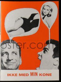 1x343 NOT WITH MY WIFE YOU DON'T Danish program '67 Tony Curtis, sexy Virna Lisi, George C. Scott!