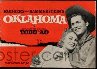 1x349 OKLAHOMA Danish program '63 Gordon MacRae, Shirley Jones, Rodgers & Hammerstein, TODD-AO!