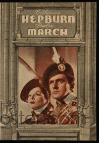 1x157 MARY OF SCOTLAND Uruguayan herald '36 Katharine Hepburn, Fredric March, John Ford, Remon art