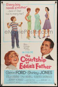 1y189 COURTSHIP OF EDDIE'S FATHER 1sh '63 Ron Howard helps Glenn Ford choose his new mother!