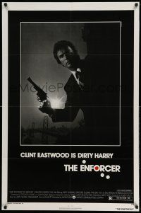 1y260 ENFORCER 1sh '76 photo of Clint Eastwood as Dirty Harry by Bill Gold!