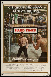 1y398 HARD TIMES style B 1sh '75 Walter Hill directed, Charles Bronson, fighting!