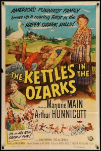 1y487 KETTLES IN THE OZARKS 1sh '56 Marjorie Main as Ma brews up a roaring riot in the hills!