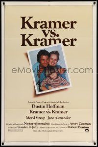 1y506 KRAMER VS. KRAMER 1sh '79 Dustin Hoffman, Meryl Streep, child custody & divorce!