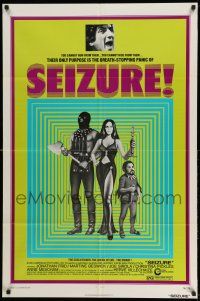 1y753 SEIZURE 1sh '74 Oliver Stone's directional debut, Herve Villechaize is the dwarf!