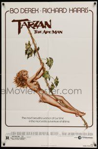 1y837 TARZAN THE APE MAN 1sh '81 directed by John Derek, sexy Bo Derek by Olivia De Berardinis!