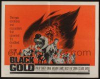 1z562 BLACK GOLD 1/2sh '62 wildcatters Philip Carey & Diane McBain drill for oil!