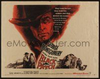 1z563 BLACK PATCH 1/2sh '57 they took George Montgomery's eye, his woman, and his name!